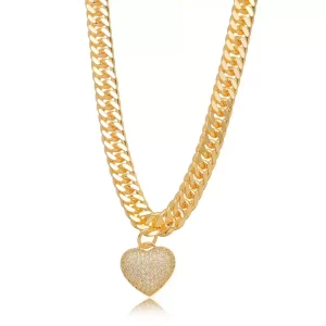Choker Elos Coração