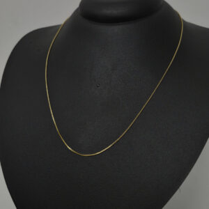 corrente veneziana banhada a ouro 18k