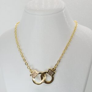 Colar Handcuff Banhado a Ouro 18K — Vallét