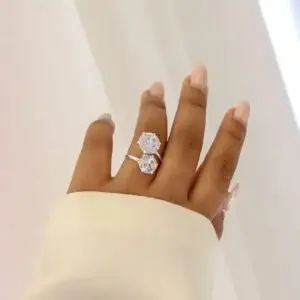 Anel Duo Banhado a Ouro 18K Vallét