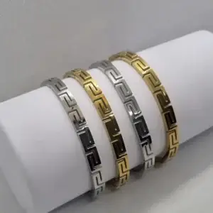 Pulseira Grega Banhada a Ouro 18K Vallét