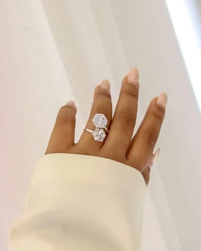 Anel Duo Banhado a Ouro 18K Vallét
